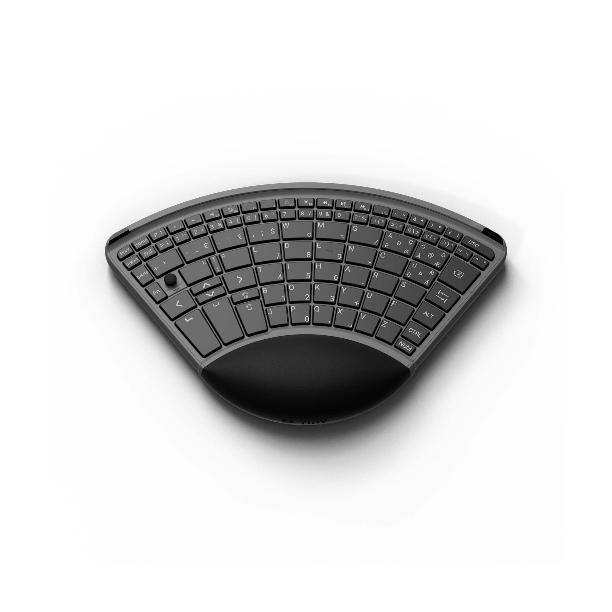 TiPY Keyboard Space (grauschwarz)