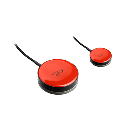 PikoButton 30mm rot