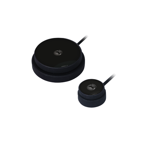 KAJO Button KB25 schwarz, Kabel 150 cm, 100 g Betätigung, 25 mm Durchmesser