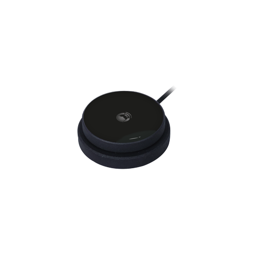 KAJO Button KB50 schwarz, Kabel 20 cm, 150 g Betätigung, 50 mm Durchmesser