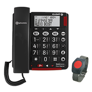 Telefon Easywave Fon Alarm inkl. Armbandsender RT26