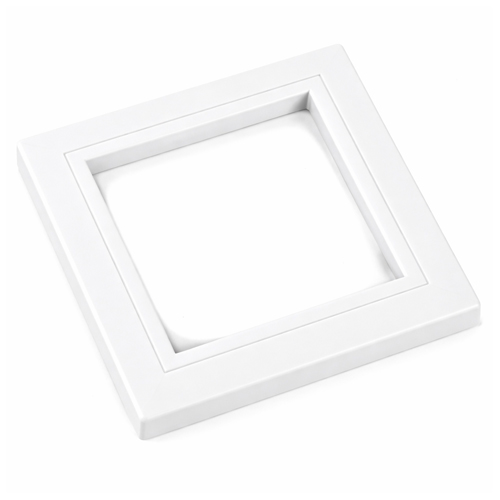 Abdeckrahmen 1-fach, Format 55, weiß